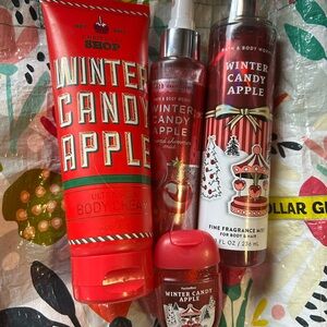 Bath & Body Works Winter Candy Apple Collection -